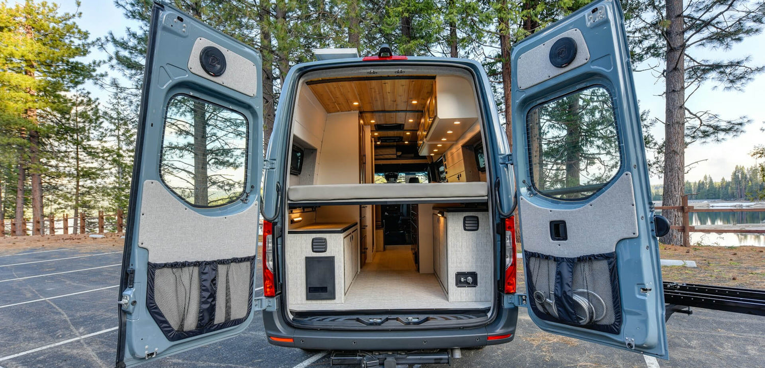 Van bed frame structure – ideas for building beds in camper conversions
