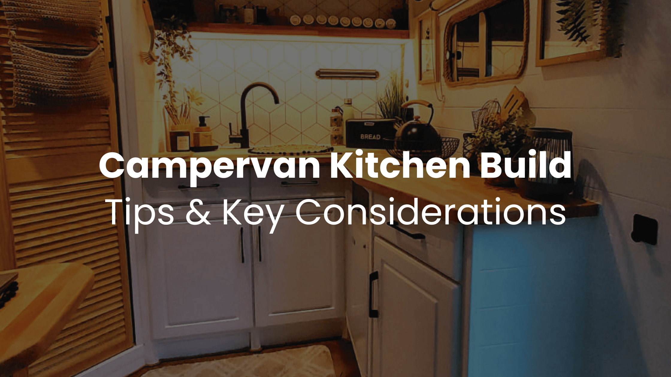 Campervan Kitchen Build